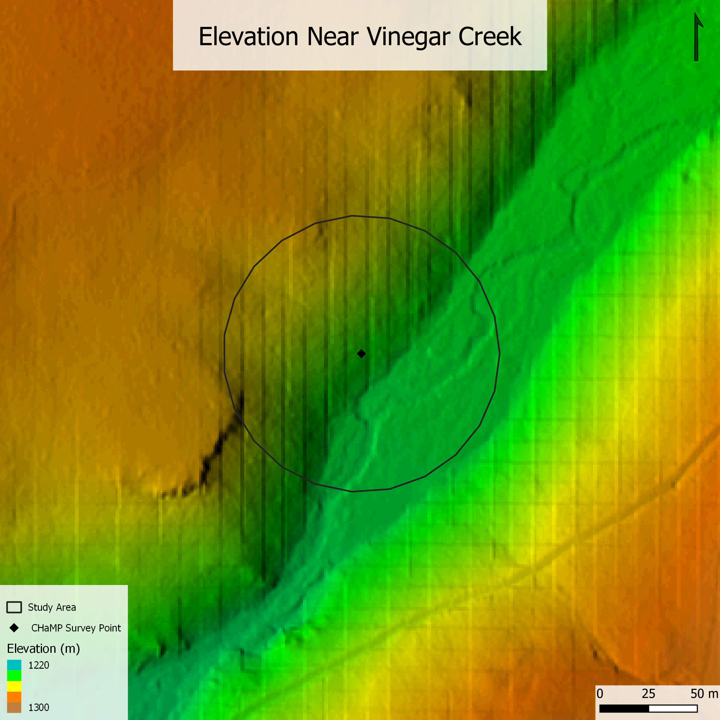 Study Site Elevation